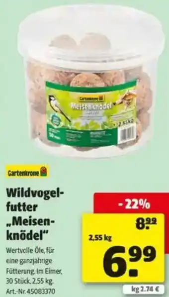 Hagebau Wildvogel- futter Meisen- knödel Angebot