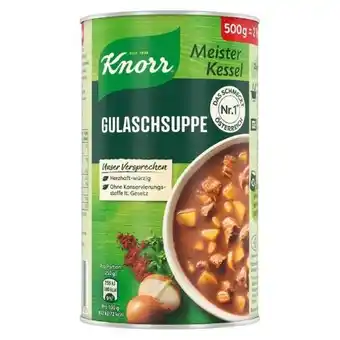 Billa Knorr Meister Kessel Suppe Angebot