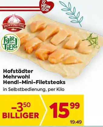 Billa Mehrwohl Hendl Mini-Filetsteaks Angebot