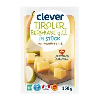 Billa Clever Tiroler Bergkäse Angebot