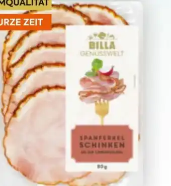 Billa Billa Genusswelt Spanferkelschinken Angebot