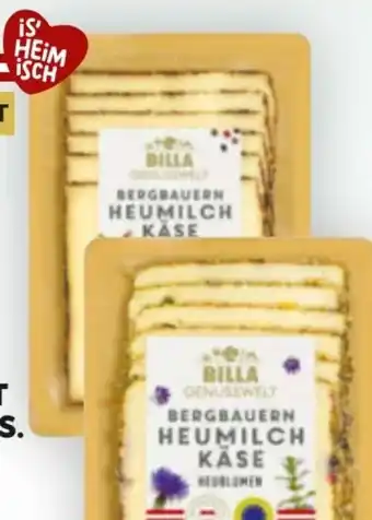 Billa Billa Genusswelt Heumilch Käsescheiben Angebot