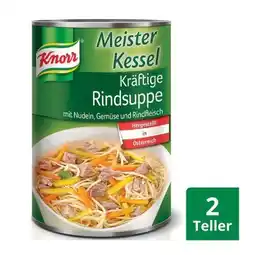 Billa Knorr Meister Kessel Suppe Angebot