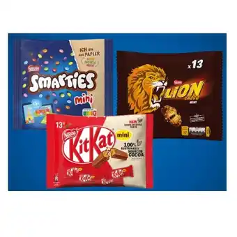 Lidl Lion, Kit Kat oder Smarties Minis Lidl APP Preis Angebot