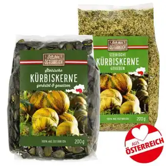 PENNY Steirische Kürbiskerne pur, gesalzen od. gerieben Penny Angebot