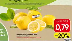 Spar Spar premium zitrone mit blatt Angebot