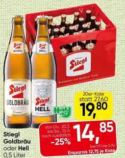 Spar Goldbräu oder hell Angebot