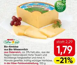 Spar Bio-almkase aus bio-wiesenmilch Angebot