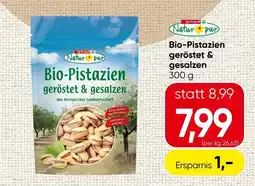 Spar Bio-pistazien geröstet & gesalzen Angebot