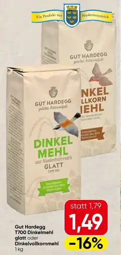 Spar Gut hardegg dinkel vollkornmehl Angebot