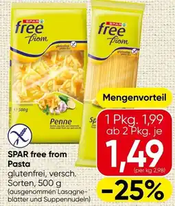 Spar Spar free from pasta Angebot