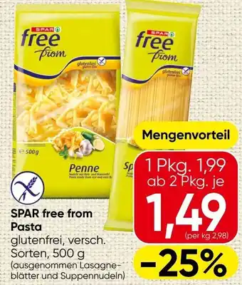 Spar Spar free from pasta Angebot