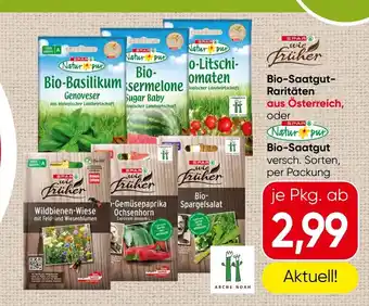 Spar Bio-saatgut Angebot