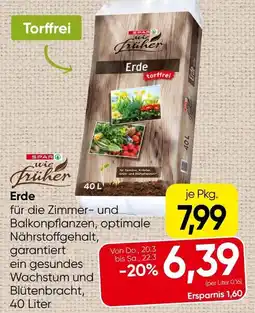 Spar Erde Angebot