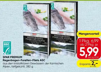 Spar Spar premium regenbogen-forellen-filets asc Angebot