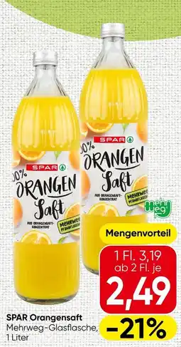 Spar Orangensaft Angebot