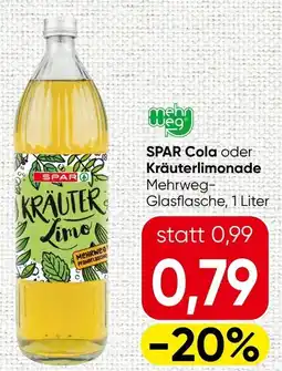 Spar Spar cola oder kräuterlimonade Angebot