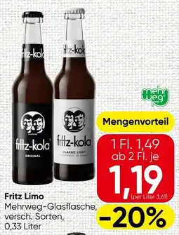 Spar Fritz limo Angebot