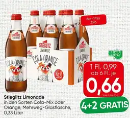 Spar Stegutz limonade Angebot