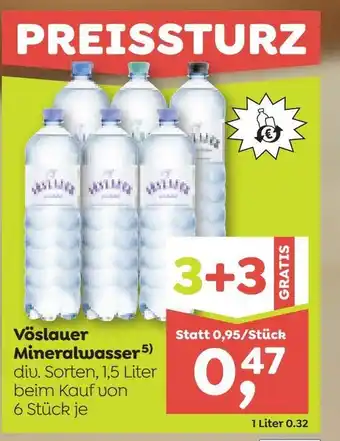 ADEG Vöslauer mineralwasser Angebot