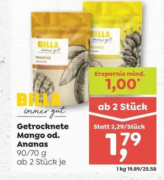 ADEG Getrocknete mango od. ananas Angebot