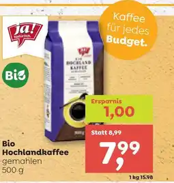 ADEG Bio hochlandkaffee Angebot