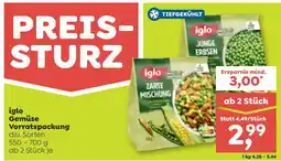 ADEG Iglo gemüse vorratspackung Angebot