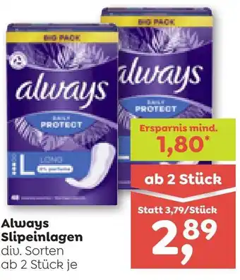 ADEG Always slipeinlagen Angebot