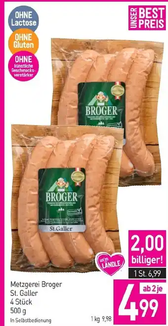 Sutterlüty Metzgerei broger st. galler Angebot