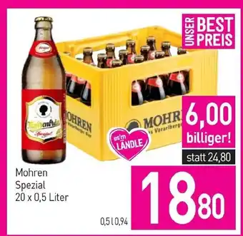 Sutterlüty Mohren spezial Angebot