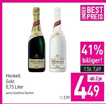 Sutterlüty Henkell sekt Angebot