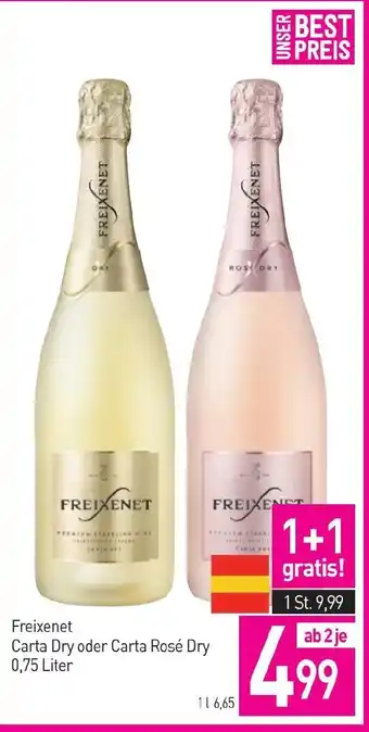 Sutterlüty Freixenet carta dry oder carta rosé dry Angebot