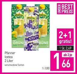 Sutterlüty Pfanner Icetea Angebot