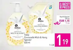 Sutterlüty Cremeseife milch & honic Angebot