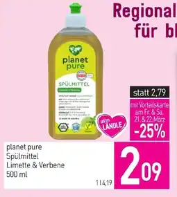 Sutterlüty Spülmittel limette & verbene Angebot