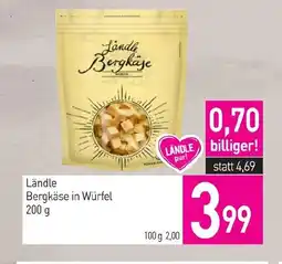 Sutterlüty Ländle Bergkäse in Würfel Angebot