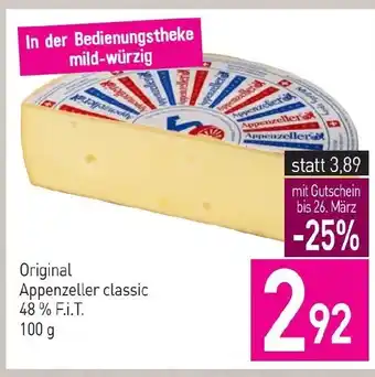 Sutterlüty Original appenzeller classic Angebot