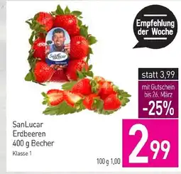 Sutterlüty Sanlucar erdbeeren Angebot