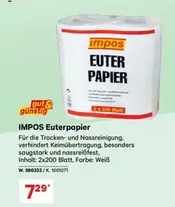 Lagerhaus Euter papier Angebot