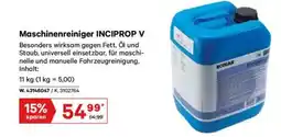 Lagerhaus Maschinenreiniger inciprop v Angebot