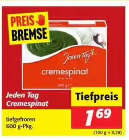 Nah&Frisch Jeden tag cremespinat Angebot