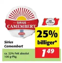 Nah&Frisch Sirius Camembert Angebot