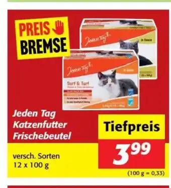 Nah&Frisch Jeden tag katzenfutter frischebeutel Angebot