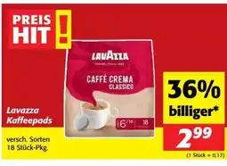 Nah&Frisch Lavazza kaffeepads Angebot