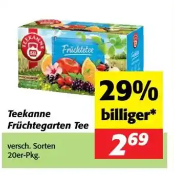 Nah&Frisch Teekanne früchtegarten tee Angebot