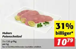 Nah&Frisch Hubers Putenschnitzel Angebot