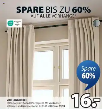JYSK Vorhang roxen Angebot