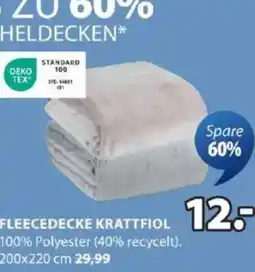 JYSK Fleecedecke krattfiol Angebot