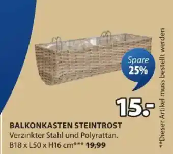 JYSK BALKONKASTEN STEINTROST Angebot