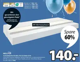 JYSK Schaummatratze wellpur glomma gf30 Angebot